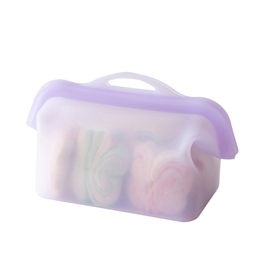 Food Storage And Temperature - 누수 방지 실리콘 식품 보관 백,
