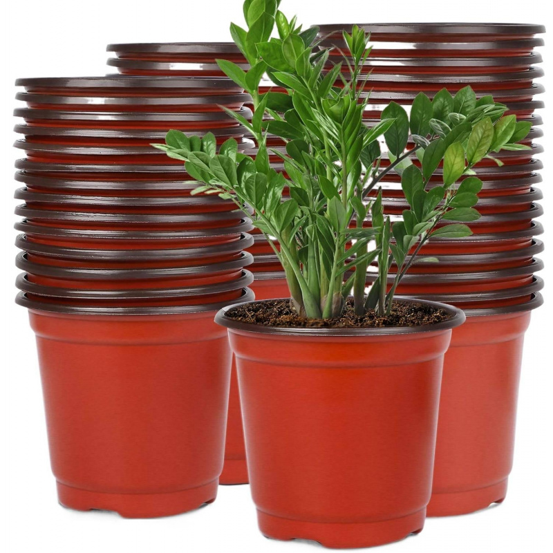 Food Storage Plants - 유연한 플라스틱 묘목 화분 4-6인치 75-150개