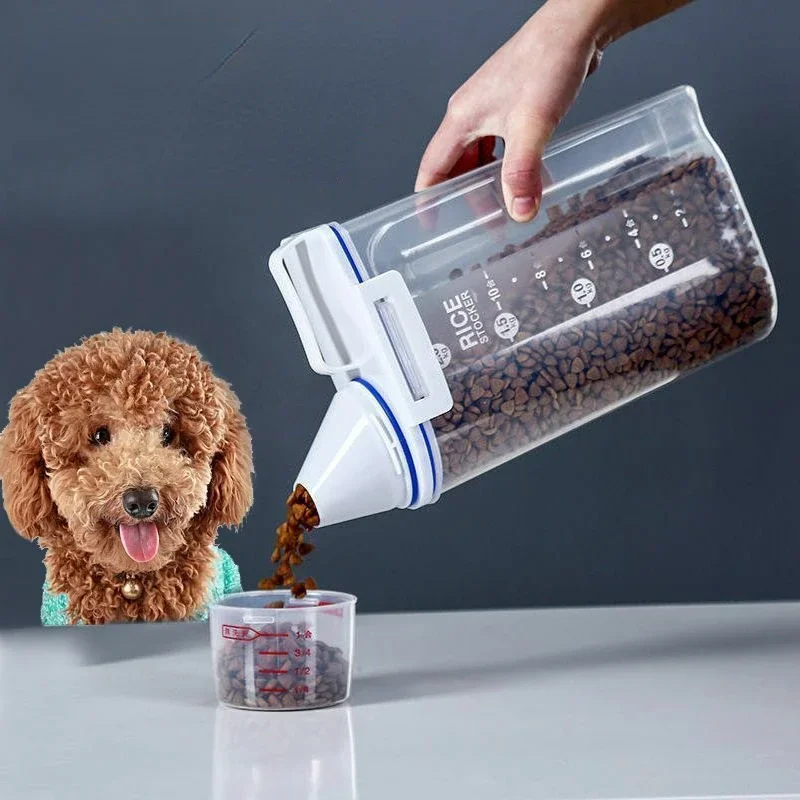 Dog Food Storage Xl - 프리미엄 반려동물 식품 보관 용기, 밀폐