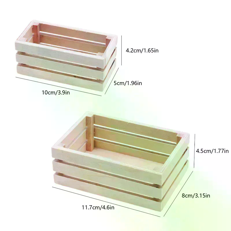 Food Storage Plants - 1:12 인형 집 미니어처 보관 바구니