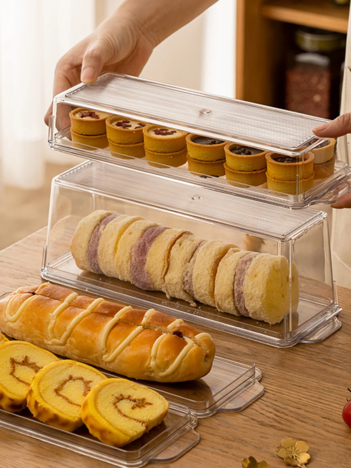 식품 등급 밀폐형 케이크 롤 보관함 냉장고 보관 용기  - Food Storage Refrigerator 리뷰 및 가격
