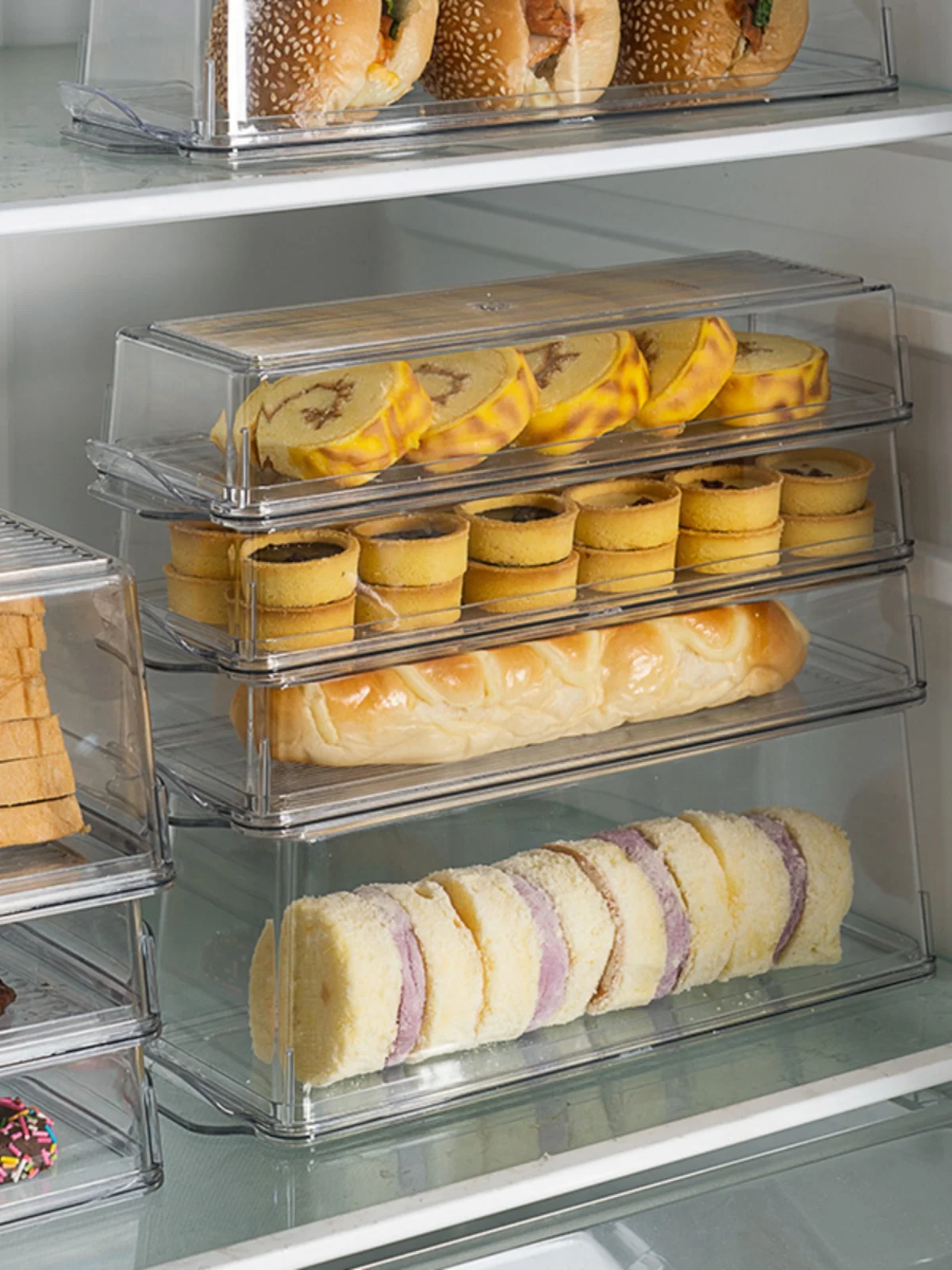 식품 등급 밀폐형 케이크 롤 보관함 냉장고 보관 용기  - Food Storage Refrigerator 리뷰 및 가격