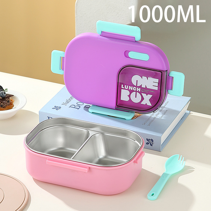 304 스테인리스 스틸 칸막이 도시락, 휴대용 금속 도 - Food Storage With Compartments 리뷰 및 가격