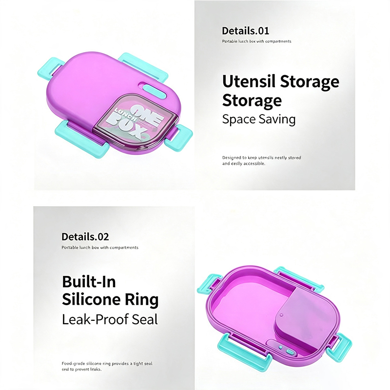 304 스테인리스 스틸 칸막이 도시락, 휴대용 금속 도 - Food Storage With Compartments 리뷰 및 가격