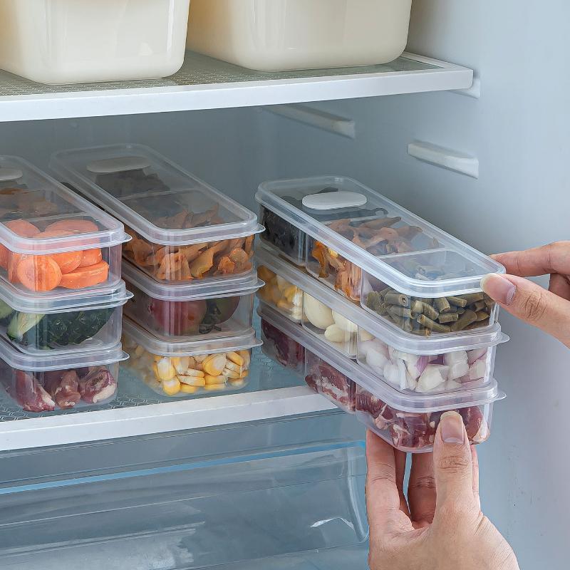 쌓을 수 있는 냉장고 냉동고 정리함 1팩 사각형 식품  - Food Storage Organization 리뷰 및 가격