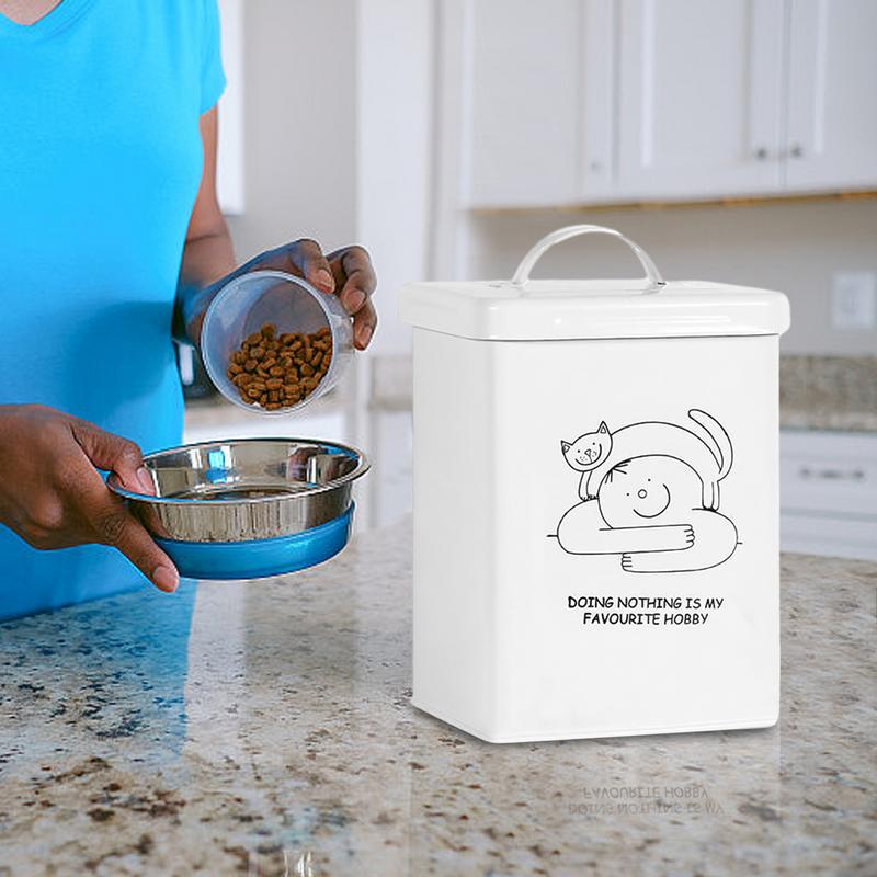 개 식품 저장 용기 뚜껑과 숟가락이있는 5L 방수 스낵 - Dog Food Storage Xl 리뷰 및 가격