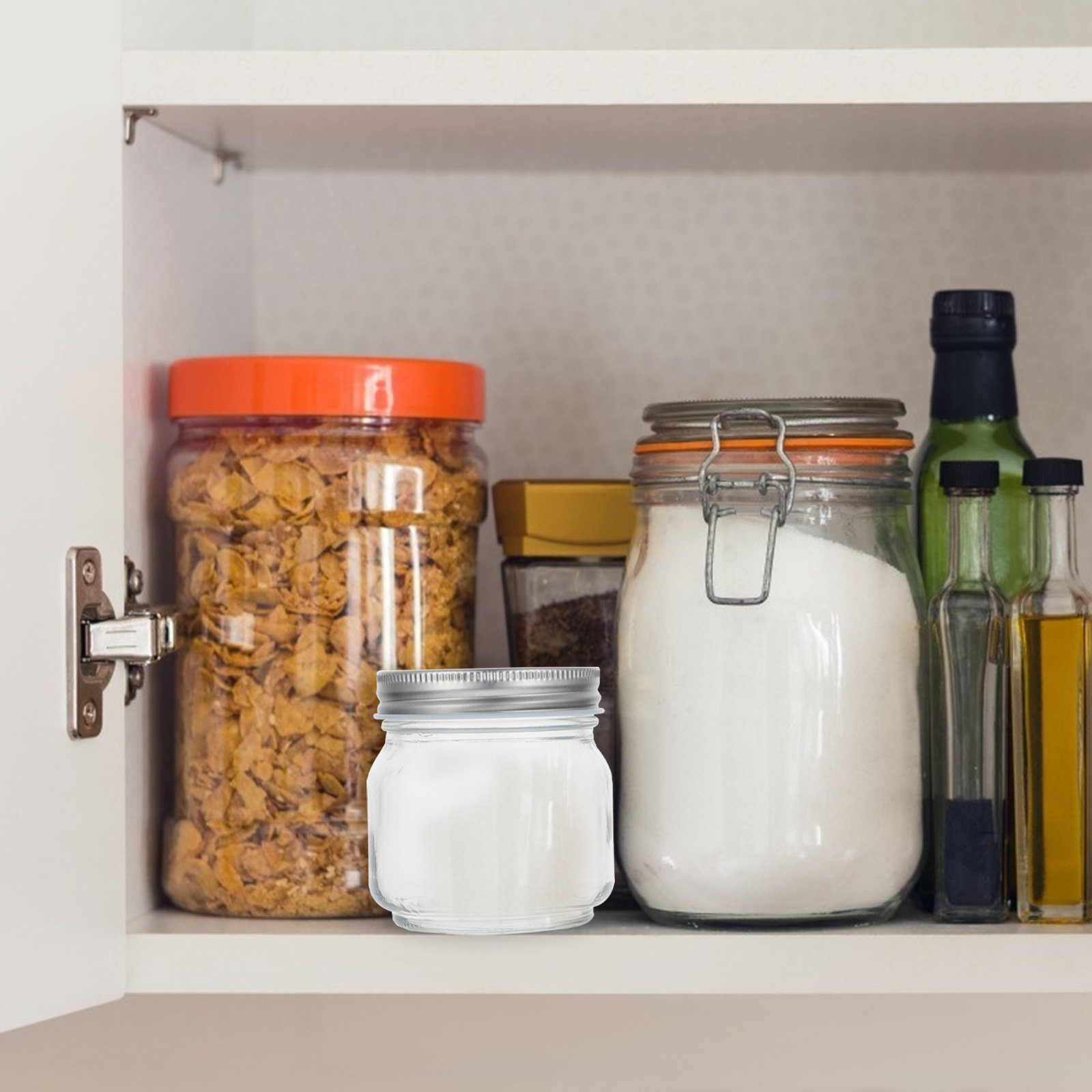 6개 세트의 메이슨 유리병: 두꺼운 투명 유리 재질,  - Food Storage Set Glass 리뷰 및 가격