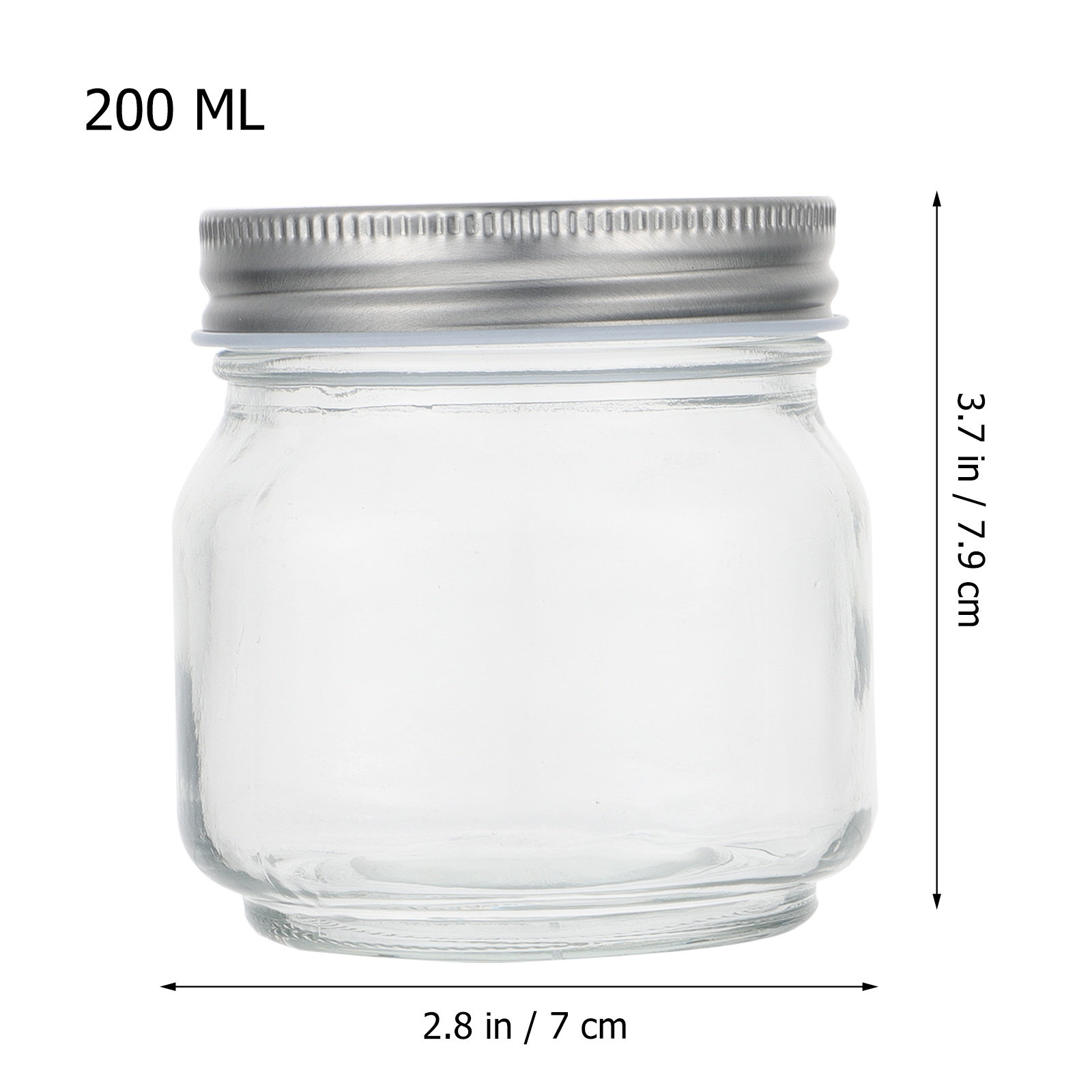 6개 세트의 메이슨 유리병: 두꺼운 투명 유리 재질,  - Food Storage Set Glass 리뷰 및 가격