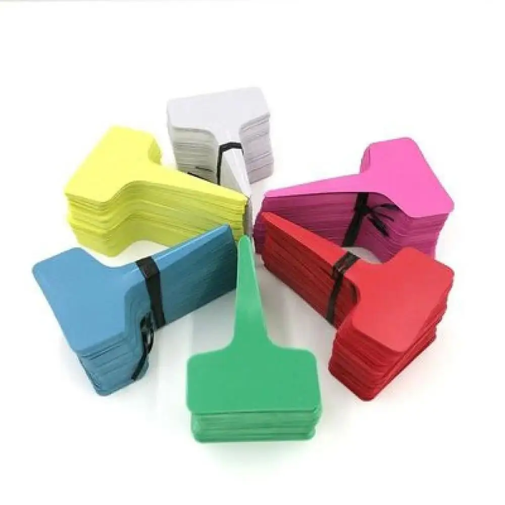 25-200개 재사용 가능한 플라스틱 식물 태그 6x1 - Food Storage Plants 리뷰 및 가격
