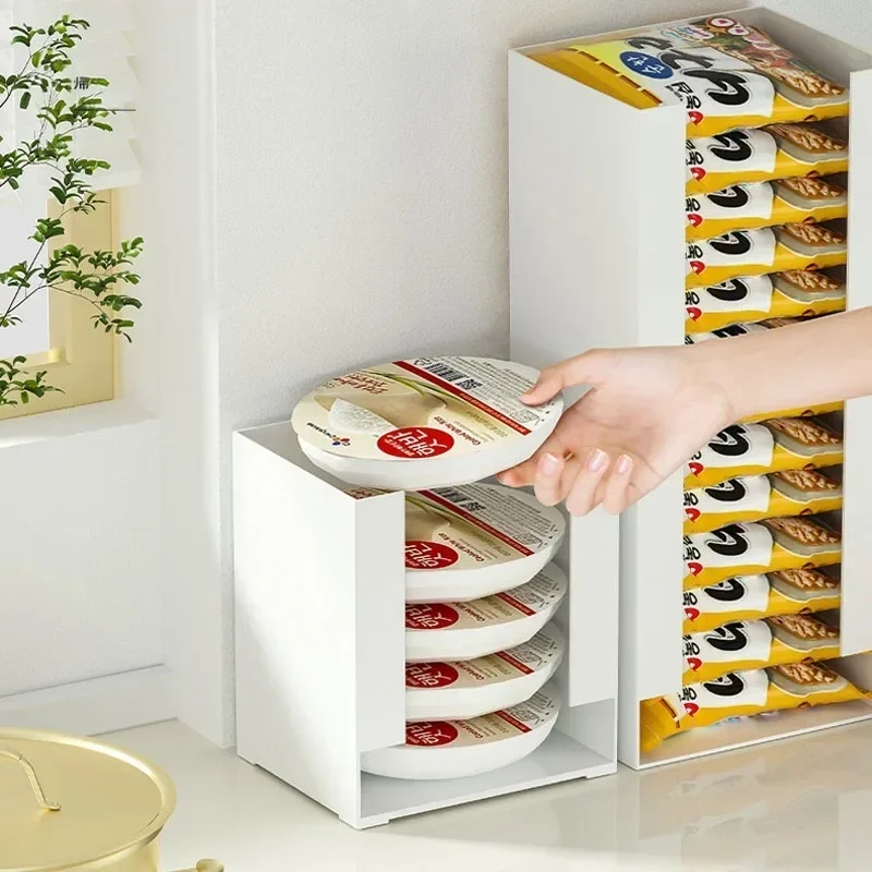 즉석면 보관함 다기능 주방 정리함 라면컵 식료품 보관  - Food Storage Organization 리뷰 및 가격