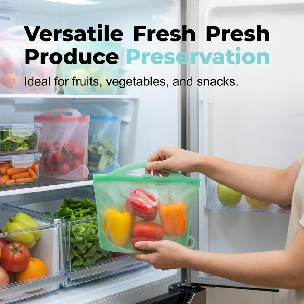 1500ml 식품 보관 가방 재사용 가능한 누출 방지  - Food Storage And Temperature 리뷰 및 가격