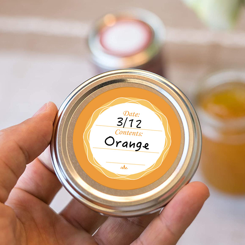 6pcs 4CM 방수 이동식 날짜 라벨 식품 보관 시간 - Food Storage Jar Labels 리뷰 및 가격
