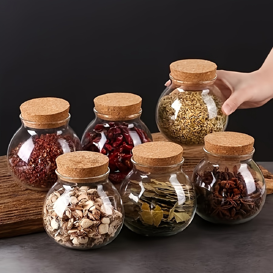 500ML 투명 유리 보관 용기, 커피, 향신료, 사탕 - Food Storage Set Glass 리뷰 및 가격