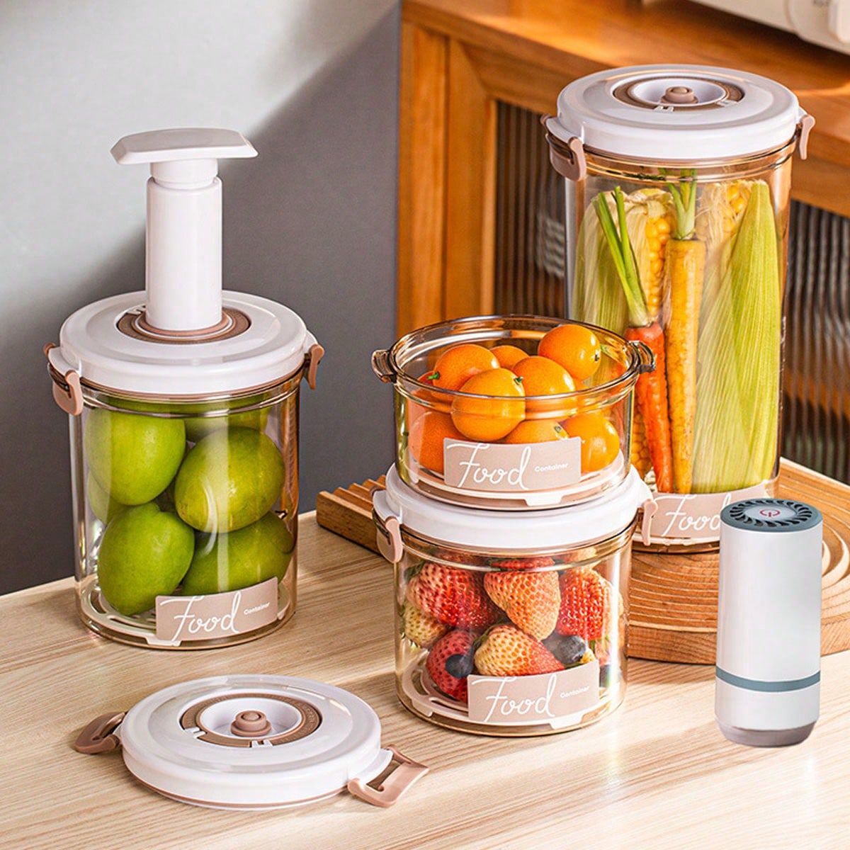 1개의 주방용 식품 등급 진공 밀봉 용기, 냉장고 진공 - Food Storage Refrigerator 리뷰 및 가격