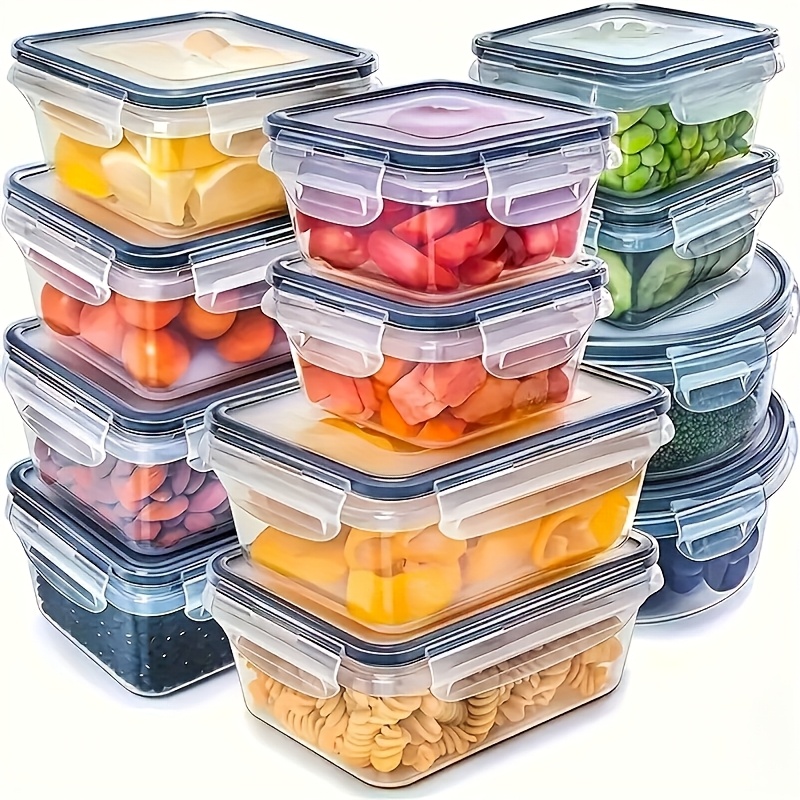 8Pcs 용기 4개 뚜껑 4개 세트 주방 밀폐용기 플라 - Food Storage Organization 리뷰 및 가격