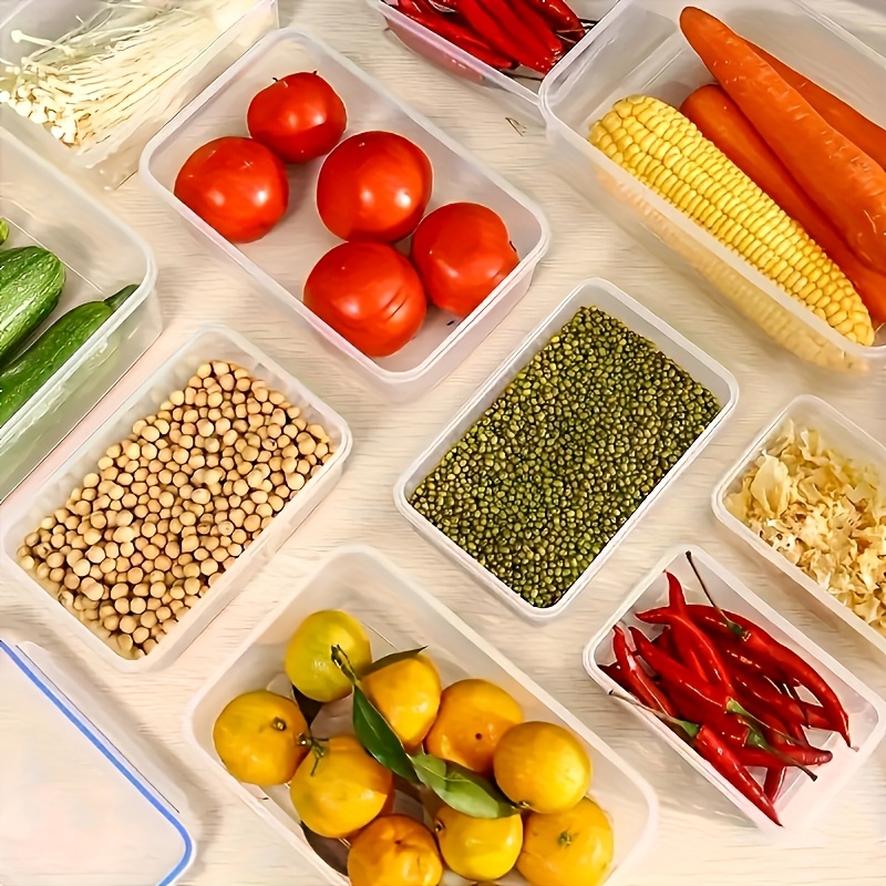 8Pcs 용기 4개 뚜껑 4개 세트 주방 밀폐용기 플라 - Food Storage Organization 리뷰 및 가격