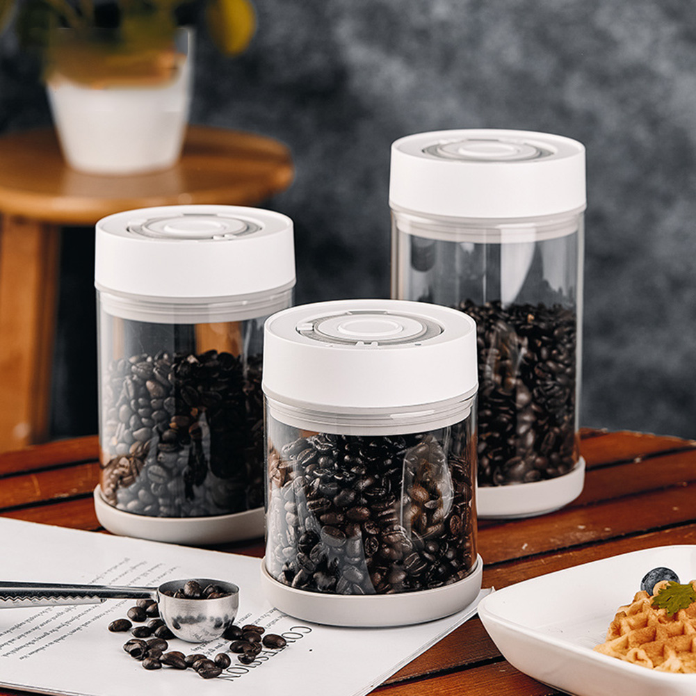 주방 습기 방지 유리 커피콩 항아리 자동 지능형 진공  - Food Storage Set Glass 리뷰 및 가격