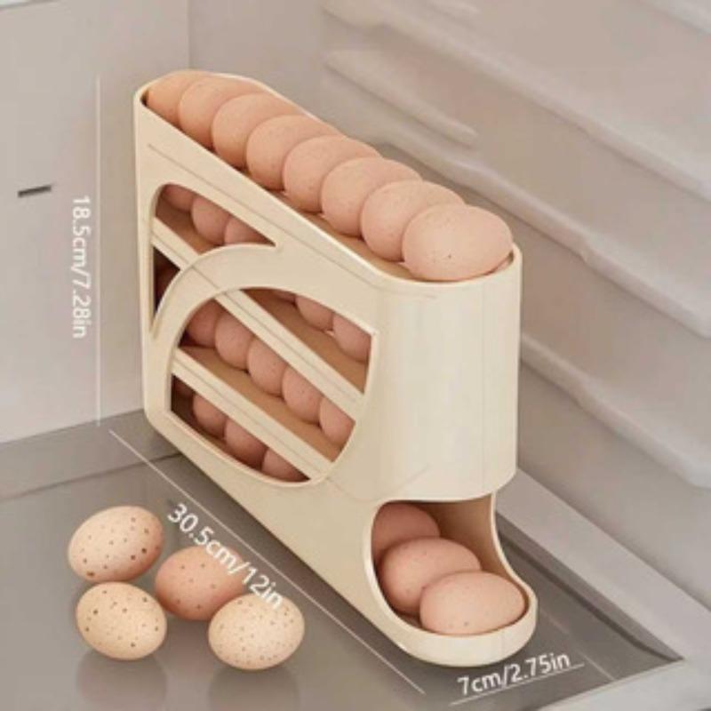 냉장고용 자동 회전 계란 디스펜서 - 냉장고 도어용 자 - Egg Storage Holder 리뷰 및 가격
