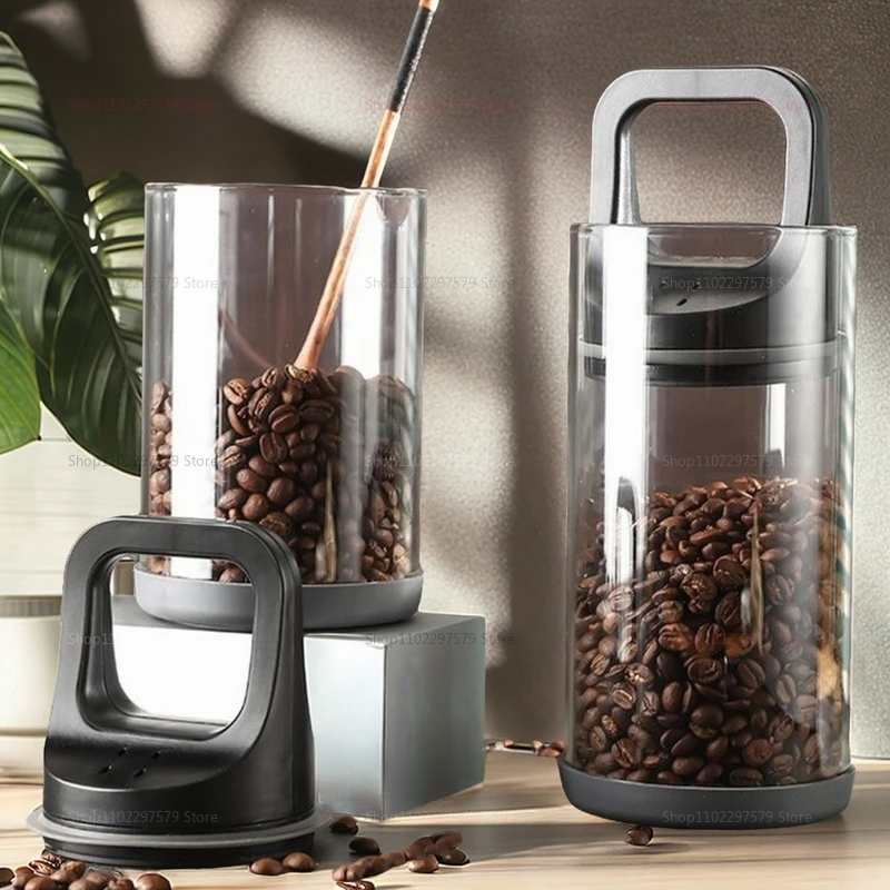 커피 콩 진공 밀봉 탱크 투명 유리 식품 저장 용기 가 - Food Storage Set Glass 리뷰 및 가격