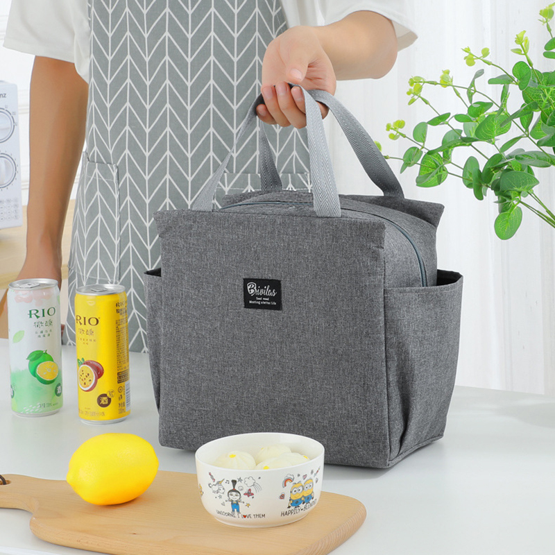 나일론 방수 단열 도시락 가방, 대용량 양면 포켓, 휴 - Food Storage Organization 리뷰 및 가격
