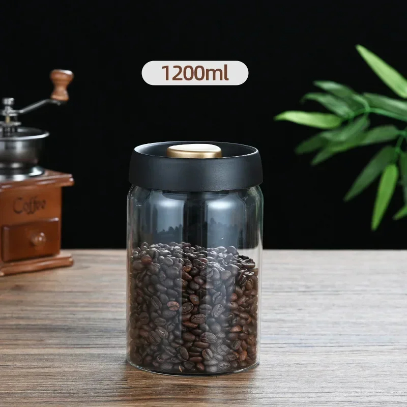 커피콩 진공 밀봉 용기, 투명 유리 식품 보관 용기,  - Food Storage Set Glass 리뷰 및 가격