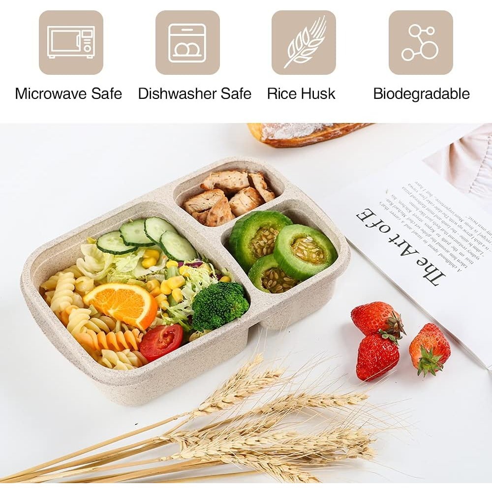 어린이 및 성인용 벤토 도시락 1개, 재사용 가능한 3 - Food Storage With Compartments 리뷰 및 가격