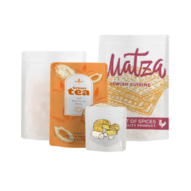 맞춤형 생분해성 크라프트 종이 지퍼백, 차 보관 밀봉  - Zebra Food Storage 리뷰 및 가격