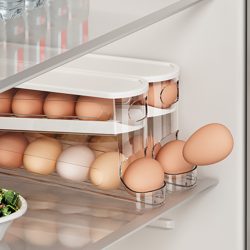 슬라이드형 계란 상자 이중 자동 계란 롤러 냉장고 측면 - Egg Storage Holder 리뷰 및 가격