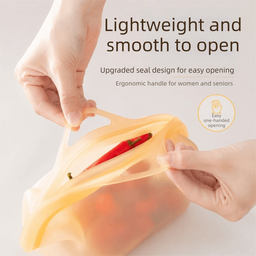 누수 방지 실리콘 식품 보관 백 고온 방취 재사용 가능 - Food Storage And Temperature 리뷰 및 가격