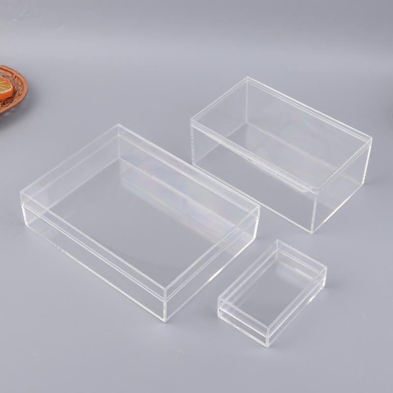 두꺼운 직사각형 아크릴 보관함 높은 투명도 식품 선물  - Food Storage Plants 리뷰 및 가격