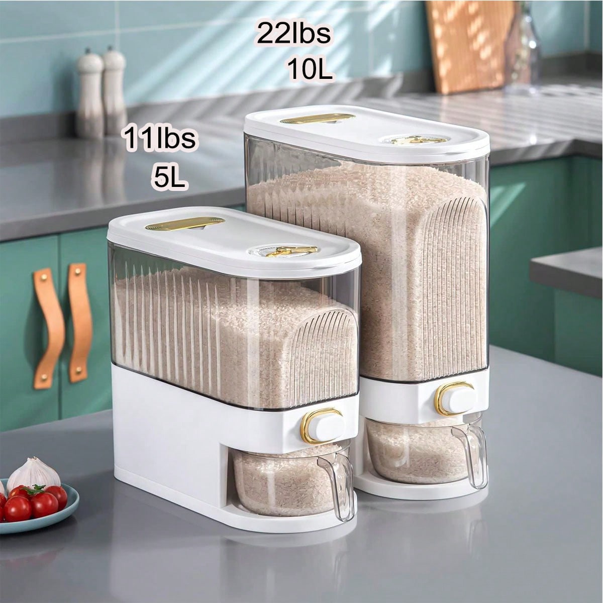 1개의 계량컵이 포함된 쌀통, 대용량 시리얼 보관 용기 - Dog Food Storage Xl 리뷰 및 가격