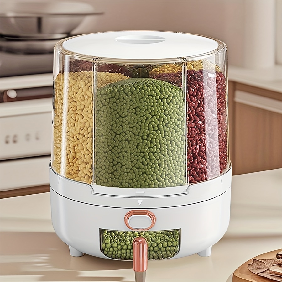 6칸 360 °   회전식 밀폐 식품 보관 용기 방습  - Food Storage With Compartments 리뷰 및 가격