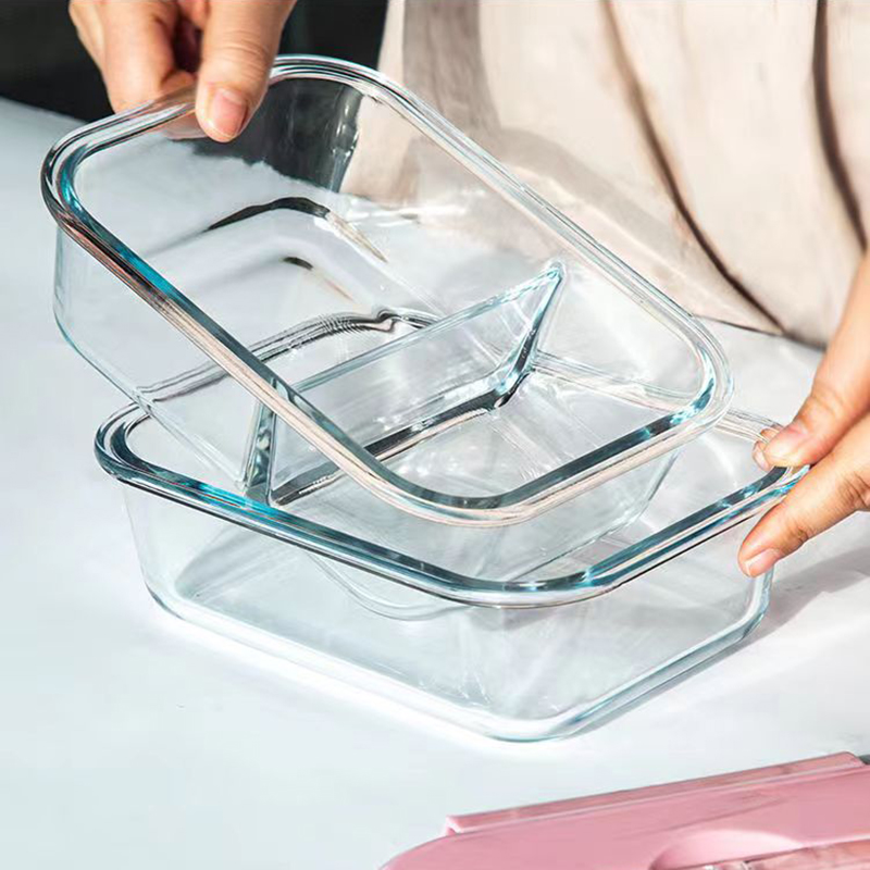 새로운 스타일 도시락 상자 유리 1050ml 전자 레인 - Food Storage With Compartments 리뷰 및 가격