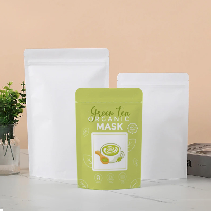 맞춤형 화이트 크라프트 종이 지퍼백 포장 가방 DIY  - Zebra Food Storage 리뷰 및 가격