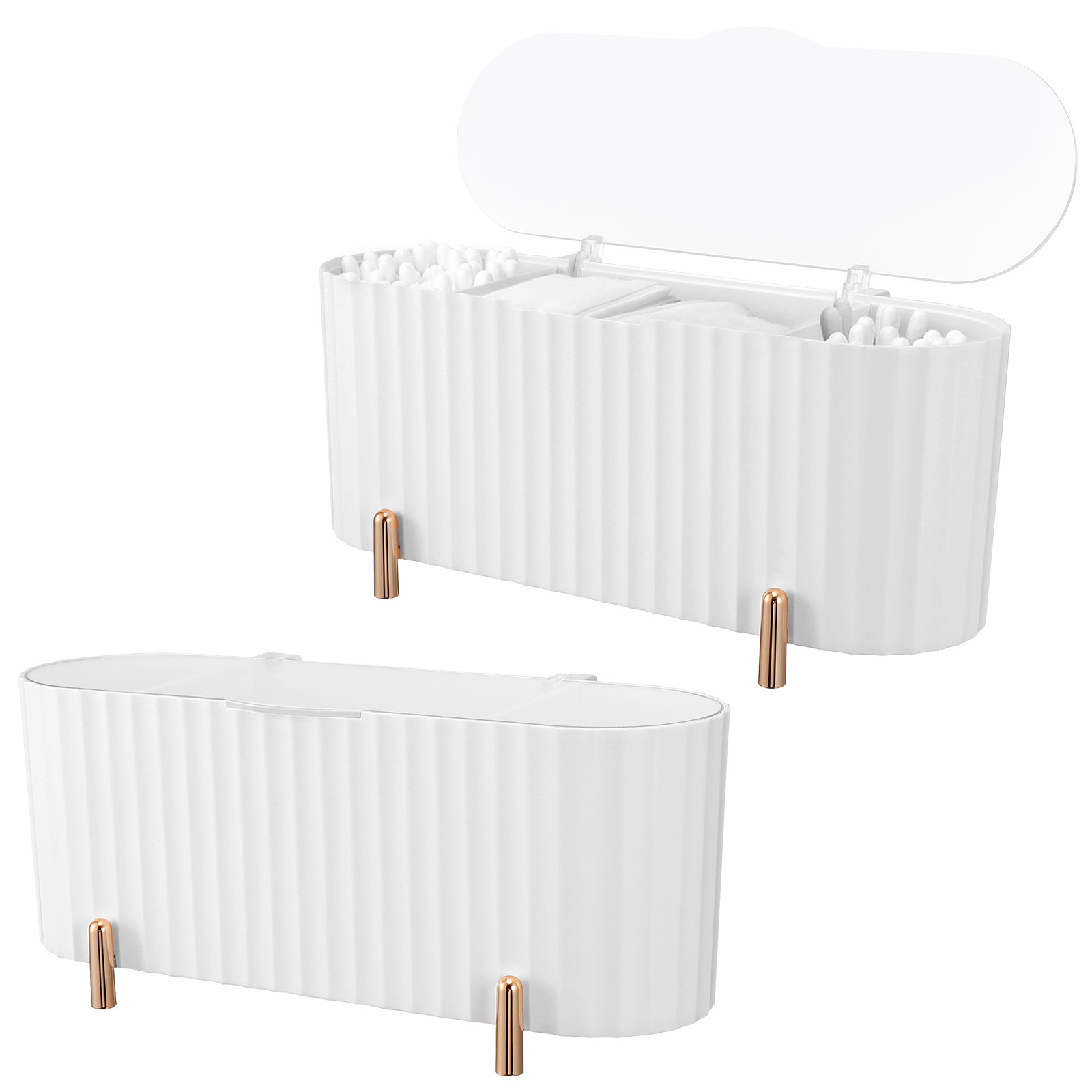 2개 세트 수납함, 3칸 분리형 화장품 패드 정리함,  - Egg Storage Holder 리뷰 및 가격