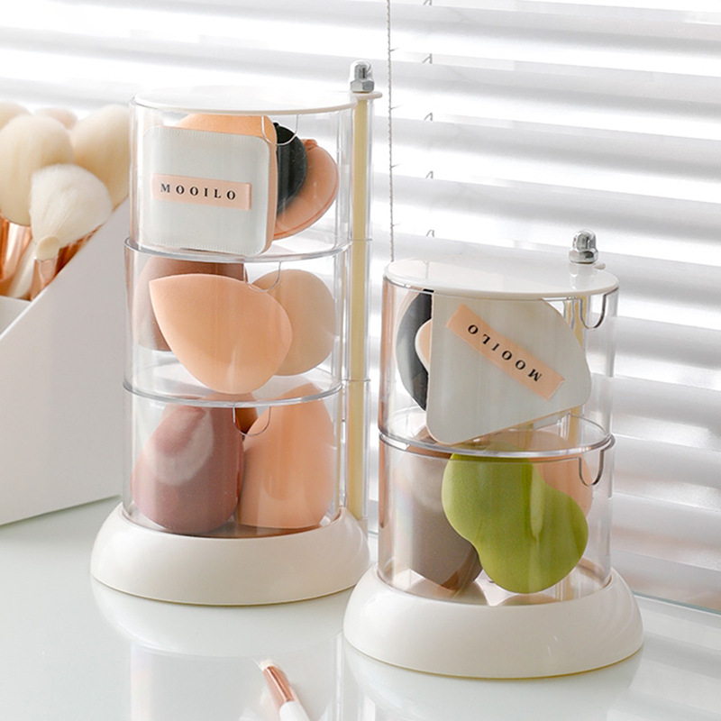 360 도 회전 메이크업 퍼프 보관 박스, 방진 코튼  - Egg Storage Holder 리뷰 및 가격